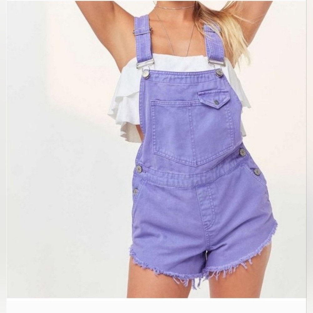 Urban Outfitters Lavender Denim Romper